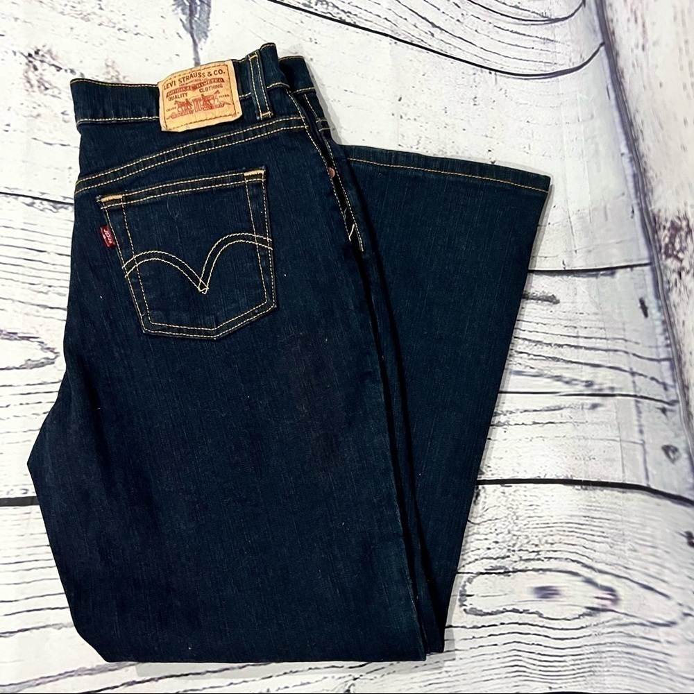 Levi 550 womens relaxed bootcut 10 petite jeans 10P
